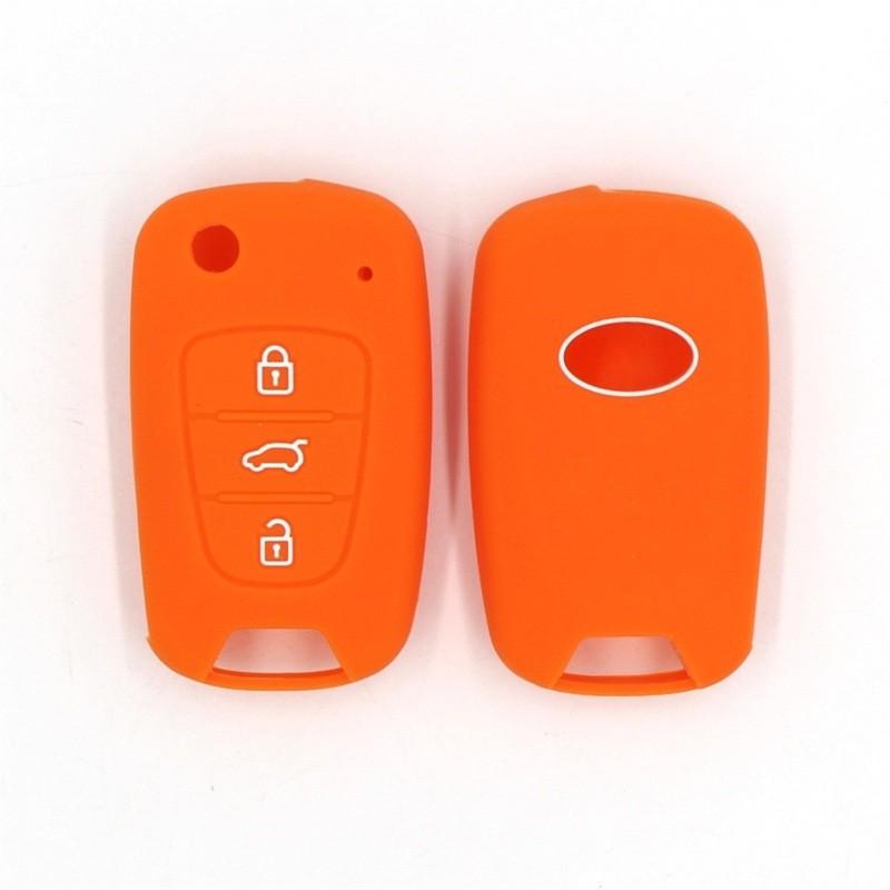 Modern Elantra & Renault 3-Button Folding Car Key Protective Cover