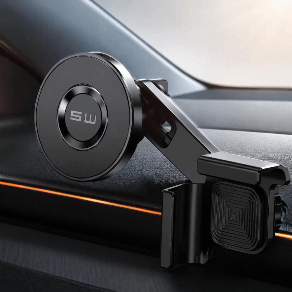 Foldable Magnetic Car Phone Holder 360 Degree Rotation Car Screen Phone Holder  Car Interior