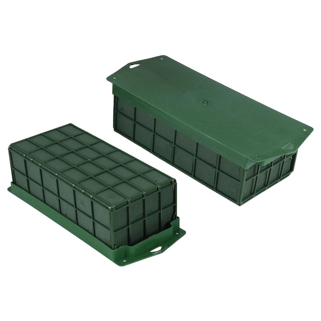 A25F-2 Pcs Floral Foam Cage Flower Holder with Floral Foam for Flowers Cage Bowl for Table Centerpiece Floral Arrangement