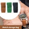 Elegant Waterproof Dustproof Watch Organizers Storage Bag with Adjustable Strap for Jewelry and Watches Home Use