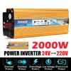 Portable Car Modified Sine Wave Power Inverter Converter DC 24V To AC 220V Modified Sine Wave Converter 2000W