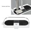 Shower Caddy Punching Free Installation Maximum Load 15kg Height Adjustable Hollow Design Bathroom Storage Rack