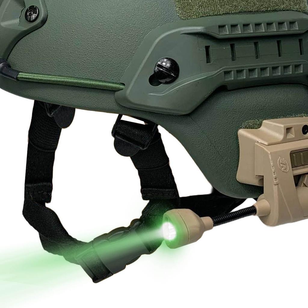 Helmet-mounted Tactical Headlamp Princeton Tec Charge Mpls