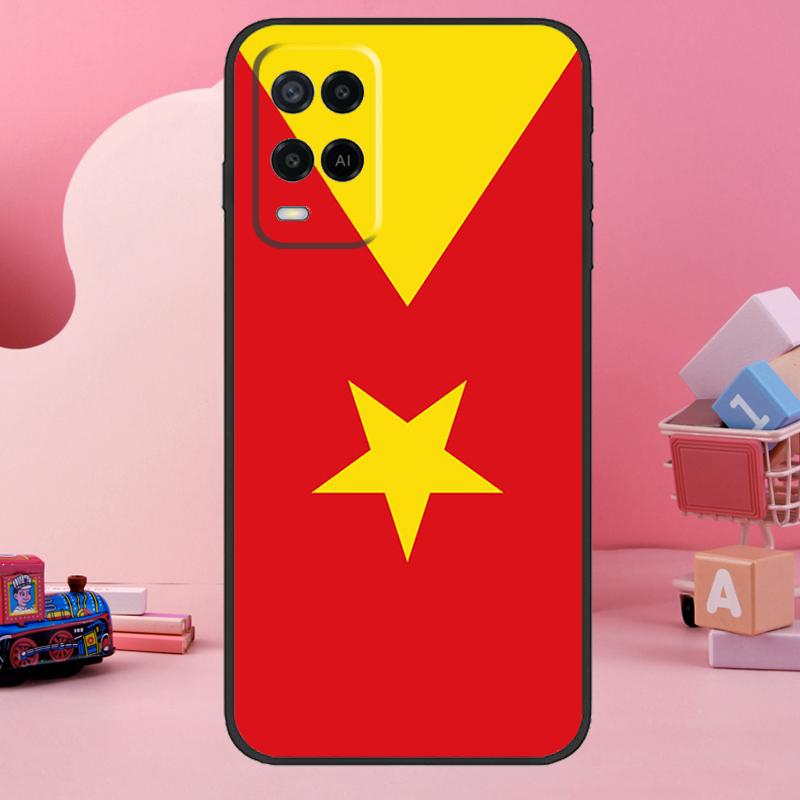 Tigray Flag Theme Case For Oppo A18 A38 A58 A78 A98 A74 A54 A94 A80 A60 A40 A96 A76 A16 A15 A17 A57 A77 A5 Pro