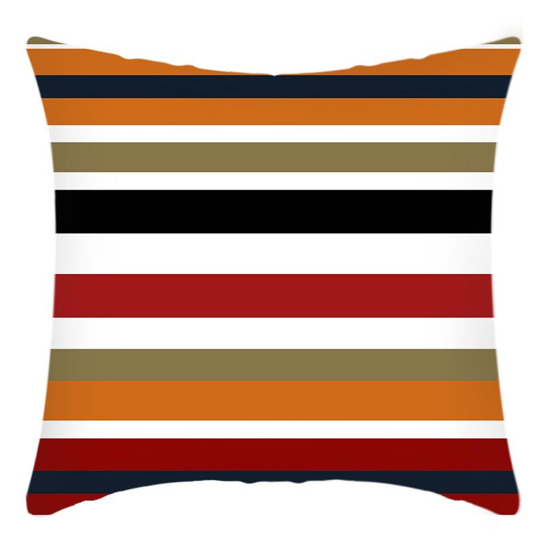 New Pillowcase Geometric Series Printed Pillowcase Simple Print Pillowcase Home Sofa