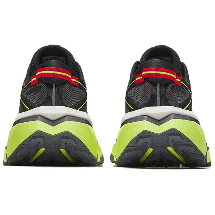 New Anta Falcon Hunting Durable Cushioning Low Top Trail Running Running Shoes Men's Black Green 112445502A-1