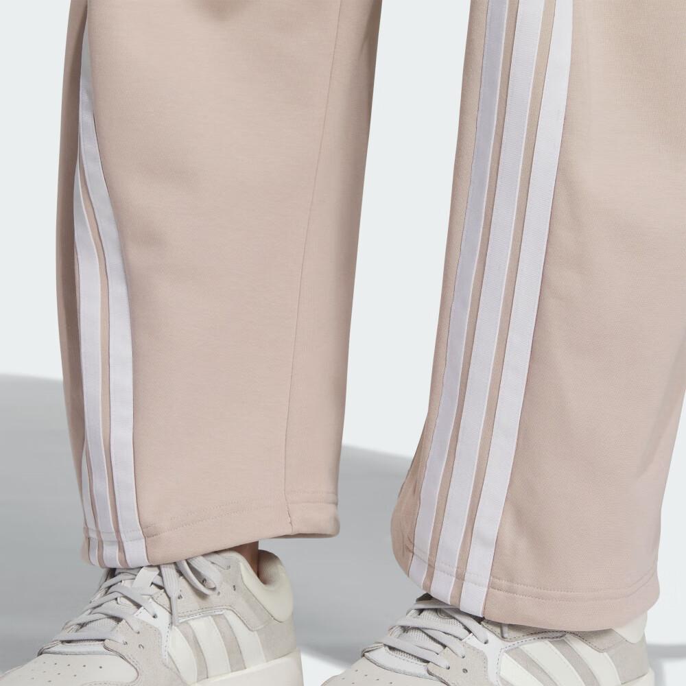Adidas Gestreifte Bequeme Atmungsaktive Weiche Hautfreundliche Freizeithose Damen Hose Wunder-Graubraun JY7698