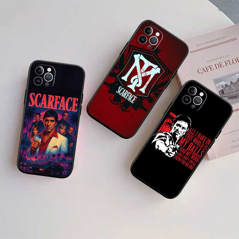 RE51 S-Scarfaces Case for Motorola Edge 60 60s 70 G86 G56 G54 E14 G04S G45 G54 G64 S30 S50 X30 X40 X50 Pro Power