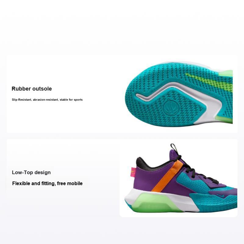 Детские кроссовки Nike Air Zoom Crossover GS Teal Nebula Purple Cosmos Black Volt DC5216-301 37.5