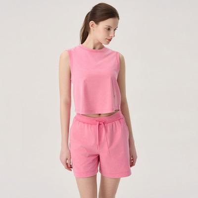 Huit Washed Crop Sleeveless Htwte5j02t