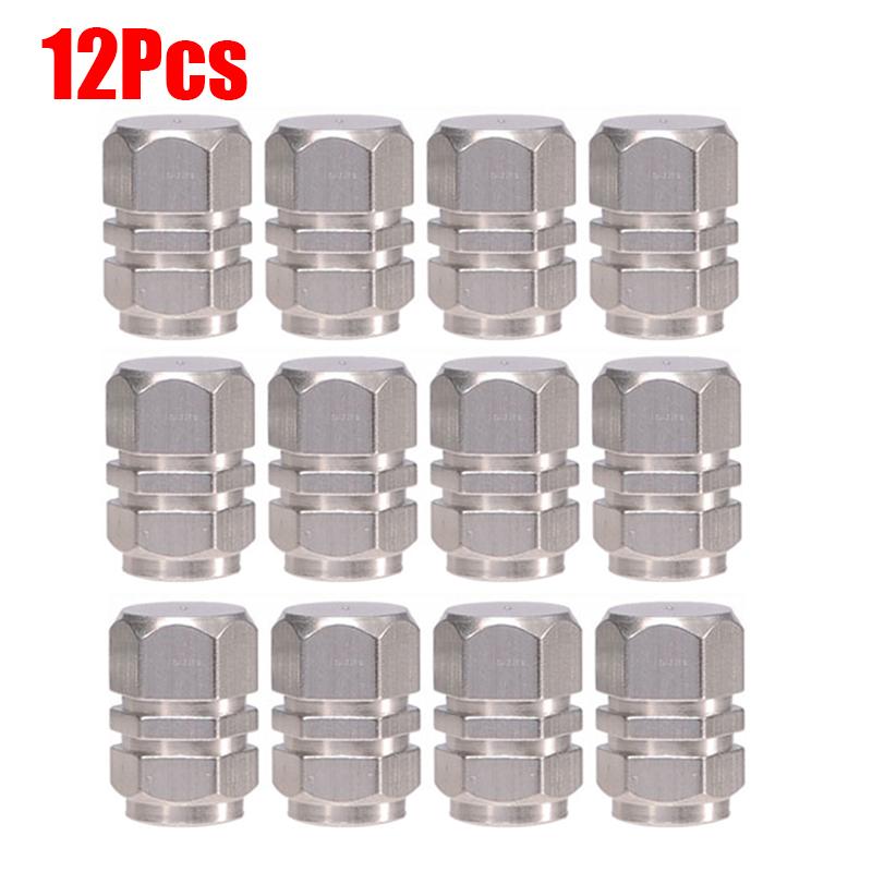 16Pcs Car Wheel Tire Valve Stems Caps Aluminum Tyre Rim Stem Covers Airdust Waterproof for BMW Auto Motorcycle Car Accessories