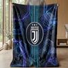 Coperta a tema Juventus FC Morbida coperta in flanella Coperta morbida tipo plaid Coperta accogliente per divano e letto per arredamento domestico