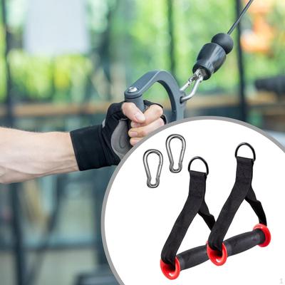 Exercise Handles Cable Machine Anti Slip Resistance Band Grips Gym Grip Attachments for