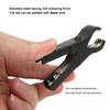 10pcs Electric Clip Stainless Steel Spring Design Strong Clamping Steel ABS Material Safe Charging Clamp for Wires 30A