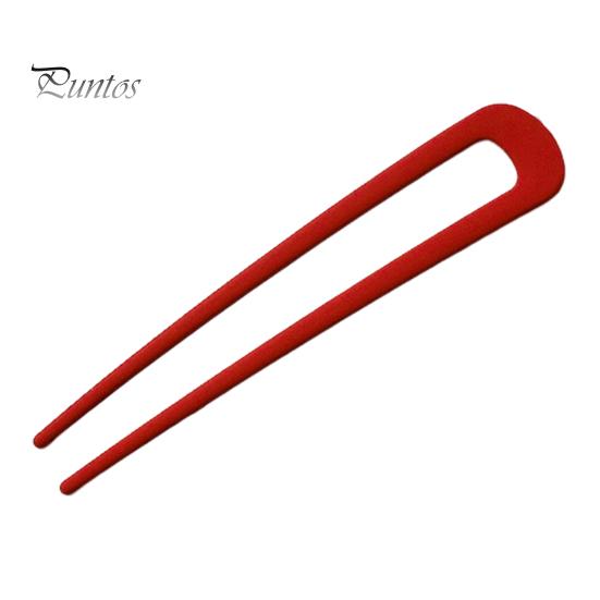 

Французская палочка для волос U-образной формы, большая заколка для густых длинных волос, металлическая шпилька, декоративная надежная фиксация, держатель для пучка красный