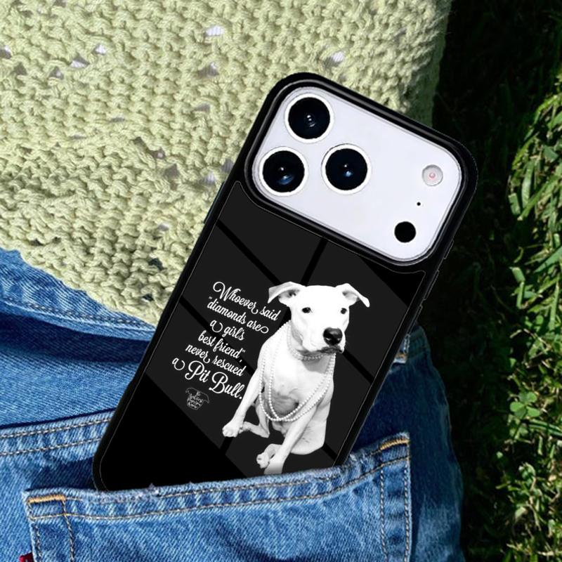 Pit Bull Lovely Dog Pitbull mobile phone case Compatible with IPhone 17 16 15 14 13 12 11Pro Max 17 Air cover