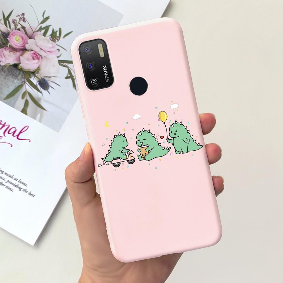 For Tecno Spark 5 Air 7.0" Case Space Astronaut Cute Cat Soft Silicone Cover For Tecno Spark5 Air KD6a Bumper Phone Case Coque