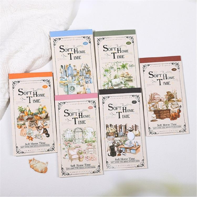Scrapbooking Decorative Sticker Scene Sticker Water Resistant PET Sticker for Laptop Journal Phone Case Photo Album