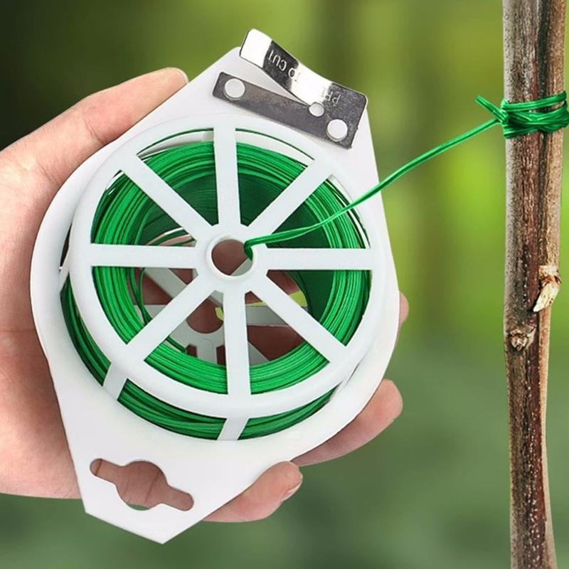 20/30/50M Plant Twist Ties Iron Wires Support Garden Climbing Cane Fixed Line Multifunction Grape Vines Cable Tie Fixed Line