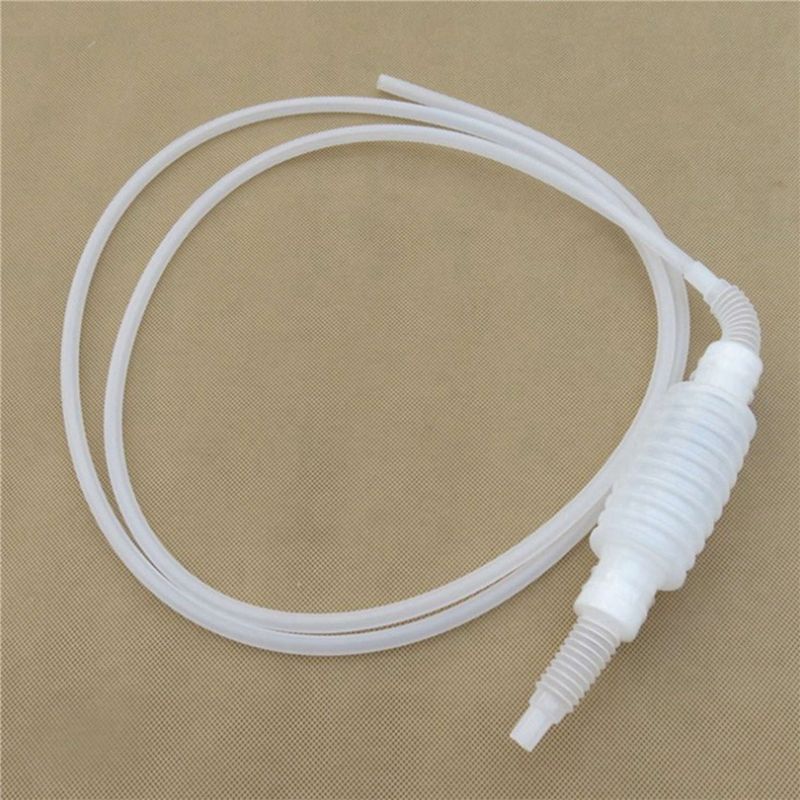 ABUL-4 Pcs 2 Meter Syphon Tube Hand Fuel Pump Siphon Hose Gas Oil Water Fuel Transfer Siphon Pump For Water