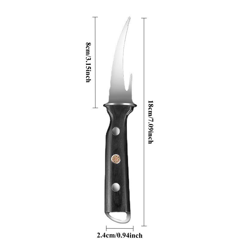 German Stainless Steel Shrimp Wire Cutter Kitchen Tools Light Luxury Black Color Wood Kitchen Accessories Novelty Gadgets Dining