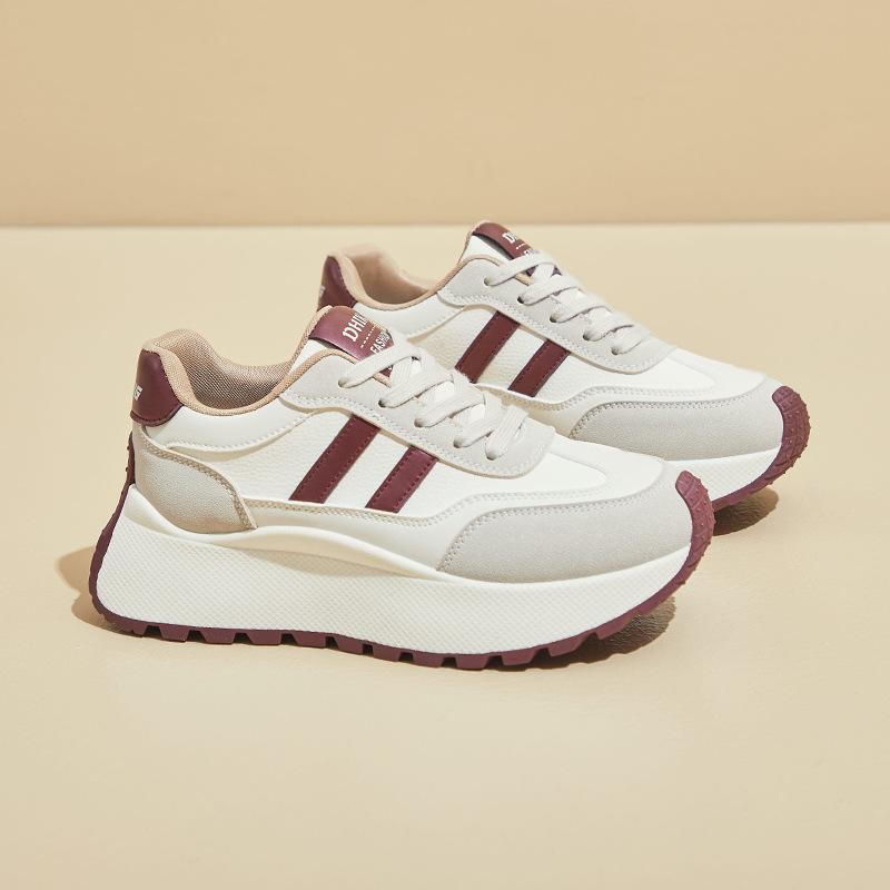 Forrest Gump Shoes for Women's Trendy Spring New Style Height-enhancing Students' Running Sports Casual Shoes Street Photography