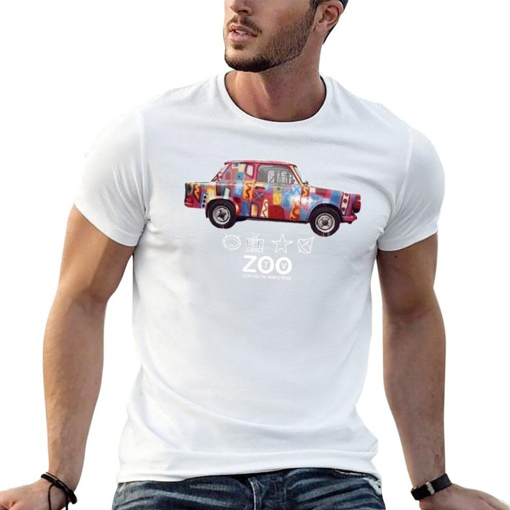 Achtung Baby Zoo Tvby Abel2017 Tshirt Oversized Graphic Tee Funny Costumes Anime Shirts Unisex