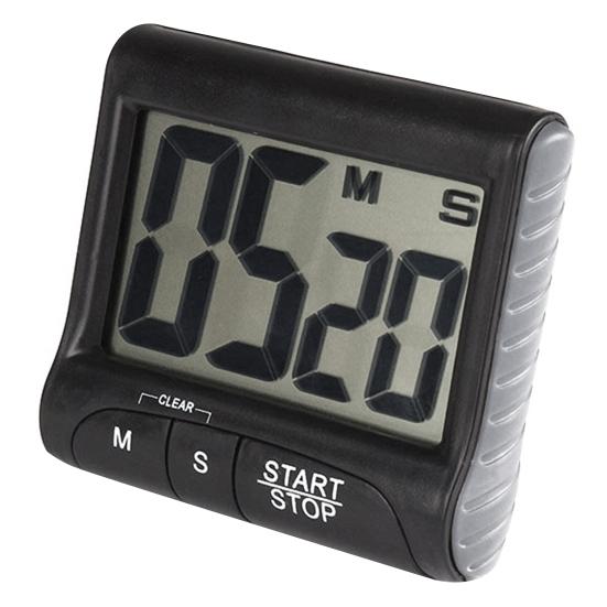 Cooking Timer Large Screen Big Number Electronic Timer Magnetic Time Reminder Positive/Countdown