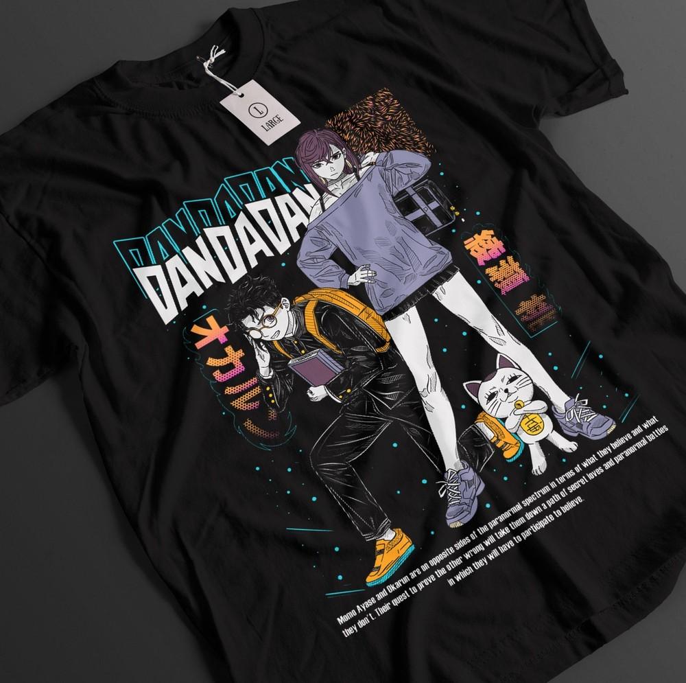 Dandadan T-shirt Okarun Shirt Momo Seiko Ayase Top Aira Turbo Granny Unisex Tee