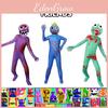 Buntes Roblox Rainbow Friends Cosplay Kostüm Jumpsuit für Kinder und Erwachsene