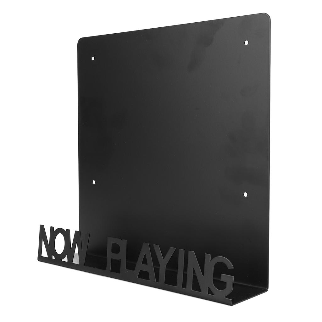 Record Holder Storage Display Shelf Metal Iron Wall Mount Organizer Stand Home Furniture