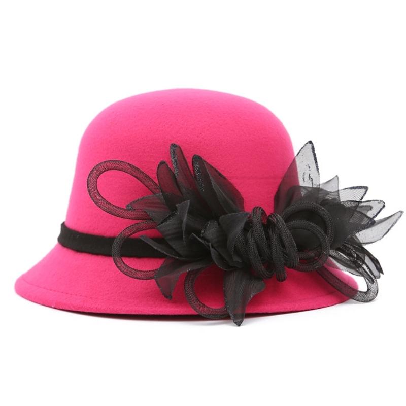 Elegant Flower Bucket Hat Breathable Hat Summer Tea Party Holiday Decors Vacation Hat Western Bowler Hat Style