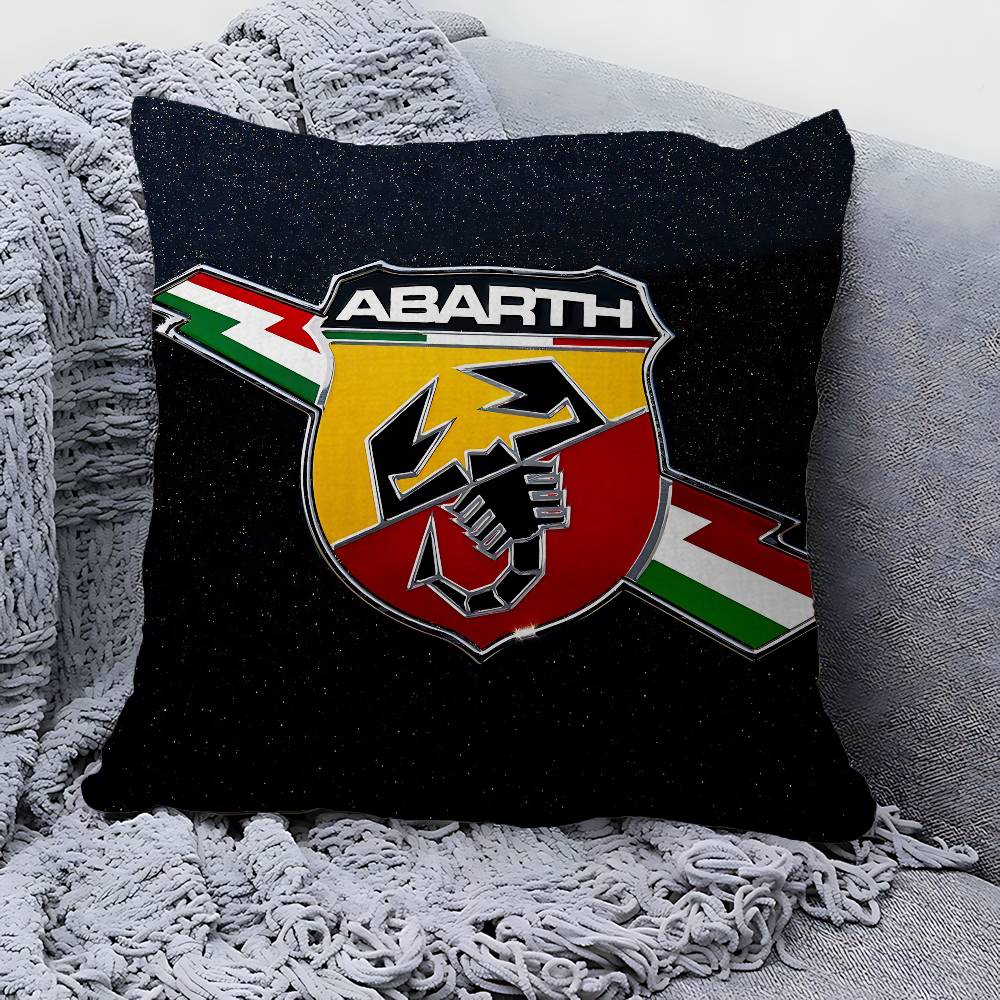 A-Abarth Car Cushion Cover Car Throw Pillow Case For Sofa Car Christmas Gift 40X40Cm 45X45Cm