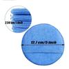 10Pcs Car Detailing Applicator Pads Microfiber Round Foam Sponges Soft Wax Polish Cleaning Tools