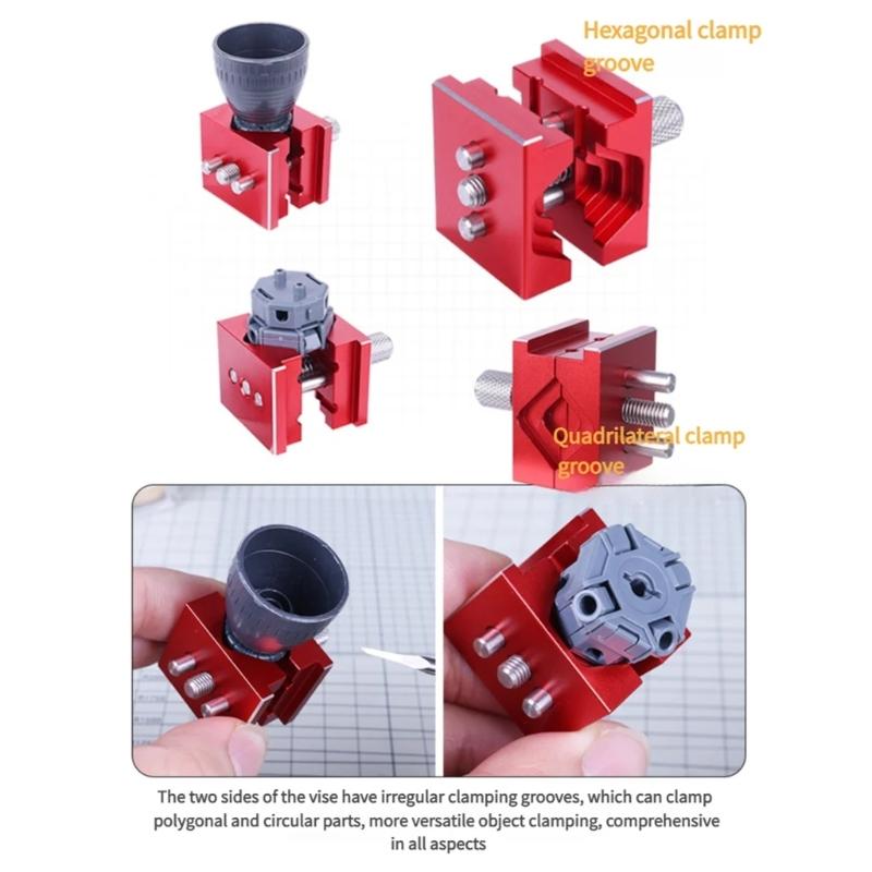 Portable Aluminum Drill Press Vise Benches Vise Wide Clamping Capacity Ideal For Outdoor And Electronics Assembly