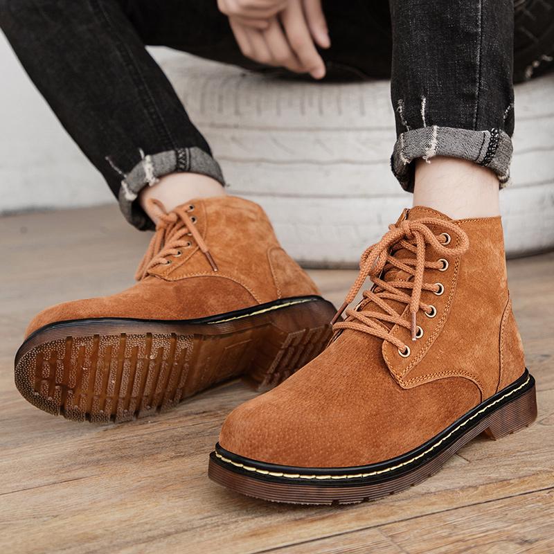 Autumn and Winter Men's Boots Classic Retro Versatile Design Style Outdoor Leisure Party Daily Business Office Quality Shoes
