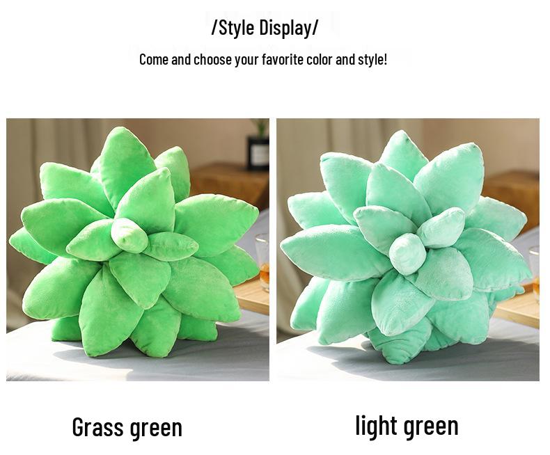 Cross-Border Succulent Plush Pillow Toy - Cute Plant Pillow for Kids
