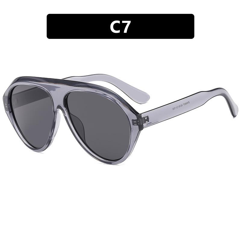 Oversized Yellow Pilot Sunglasses Women Vintage Big Sun Glasses Female Fashion Ladies Shades Men Uv400 Eyeglasses