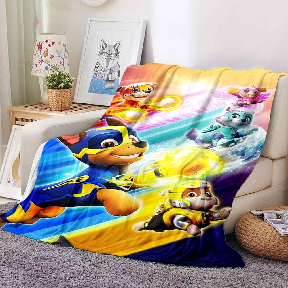 Paw Patrol Flannel Blanket Throw Blanket Soft Warm Sofa Bed Camping home Decor Unique Christmas Gift C926837