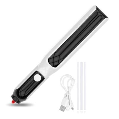 Rechargeable Plastic Glues Extrusion Tool Auto Shutoff Function Light Design Glues Guns for Arts Crafts 7mm Sticks