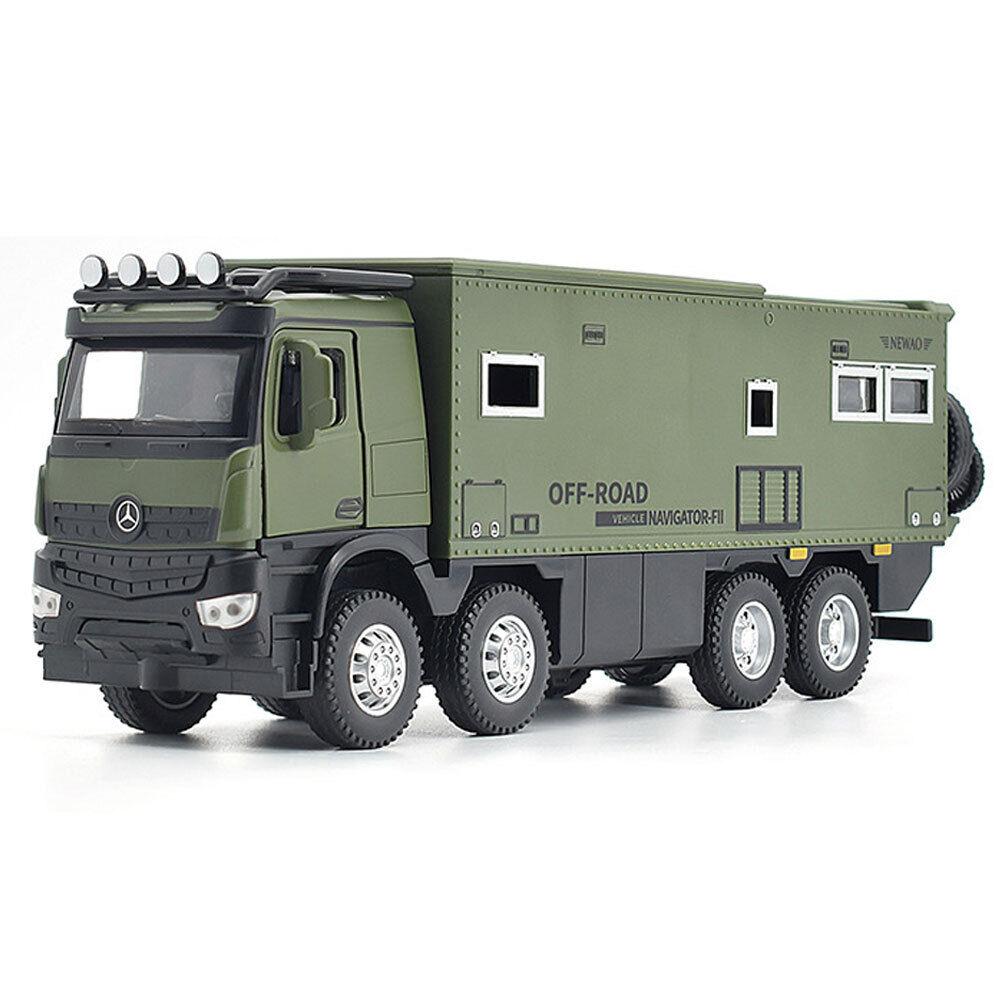1/24 NOMADISM NAVIGATOR Benz 8X8 Alloy Die Cast Toy Car Model Sound and Light Children's Toy Collectibles Birthday Gift