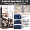 50Ml Sew Glue Fabric Leather Fast Drying Glue Ultra-Stick Sew Glue Kit Secure  Liquid Sewing Supplies Universal Glue