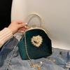Niche Design Shoulder Bag Women Retro Baroque Evening Dress Dinner Red Envelope