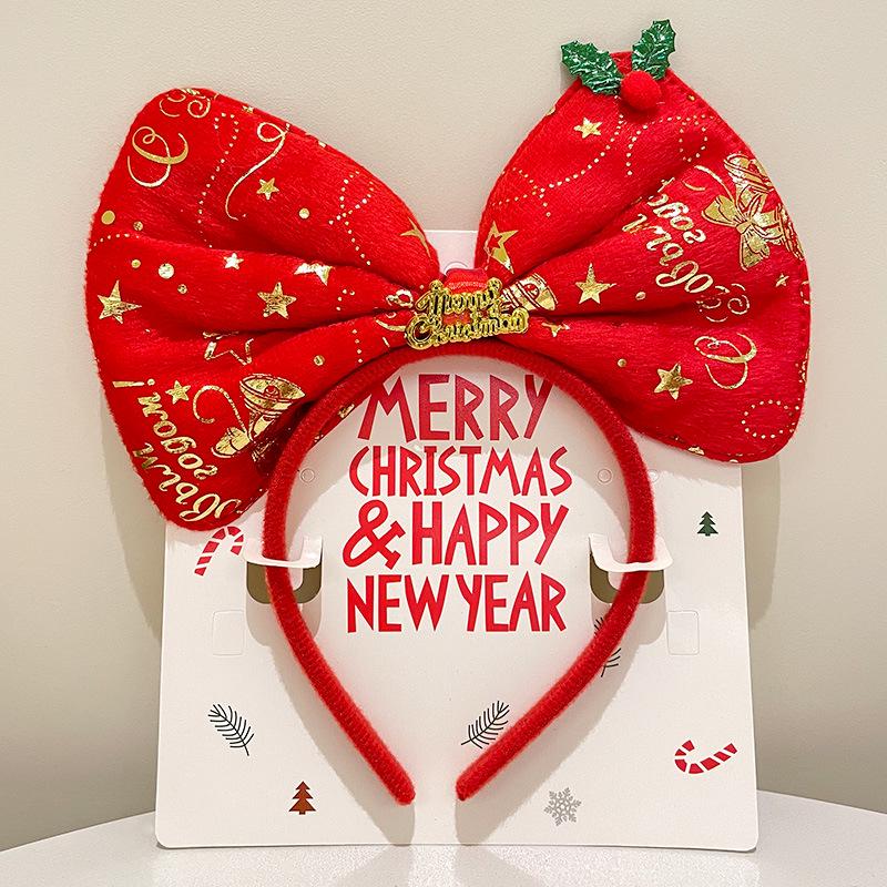 Mori Style Reindeer Antler Headband: Cute Christmas Hair Clip for Women & Kids