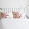 Peach Blossom Petals Leaves Flower Bedding Set 3pcs Duvet Cover Pillowcase Kids Adult Quilt Cover Double Bed Set Home Textile