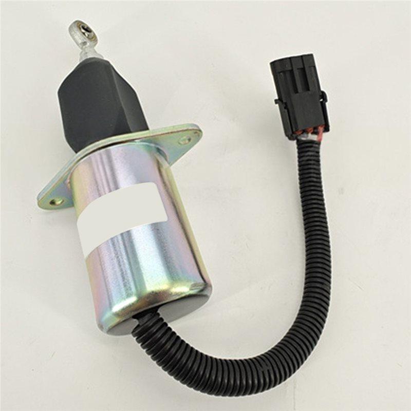 For Cumm Engine 5.9 8.3L C& B Series Compatible 12VDC Fuel Shut Off Solenoid- Part Number 3935649 SA-4765-12