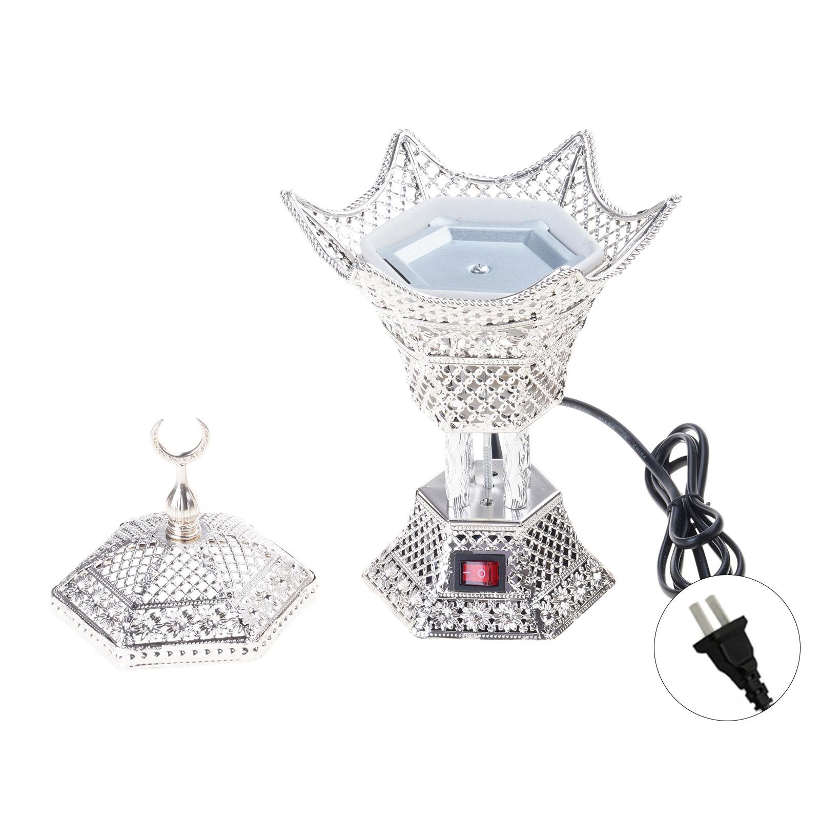 

Arabian Electric Incenses Burners Gold for Home Ambiances Safe High Temperatures Easy to Maintain