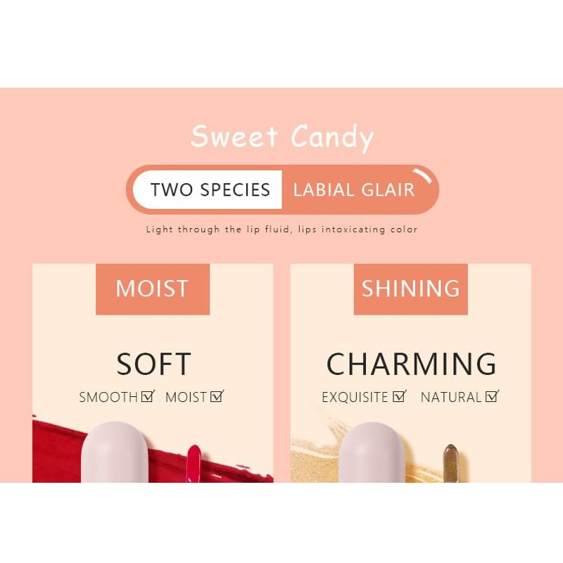 Pudaier - Mini Kapsel Feuchter Liquid Lippenstift - 17 Farben