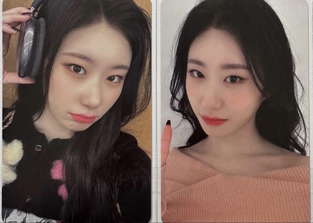 

[USED] ITZY CHESHIRE Chaeryeong with muu autograph session trading card
