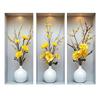 Creative 3D Vase Flower Wall Sticker Background Decoration Multicolor Wall Posters Photo Props Wall Art Home Decoration